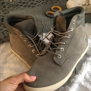 Gray Suede Timberlands